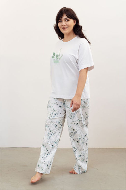 БРЮКИ ЖЕНСКИЕ (ПИЖАМНЫЕ) арт. 5531W-50082.1H-064 - Almando melado фото 2