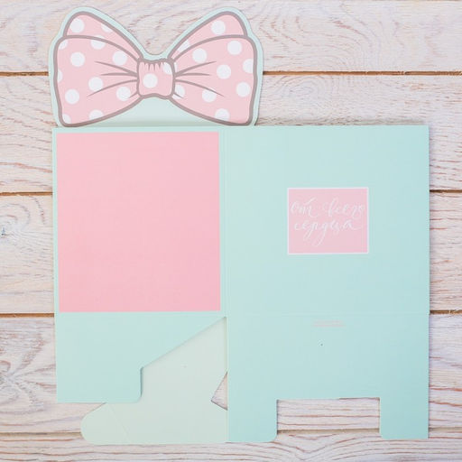 Цена за 2 шт. Коробка для мини букетов «От всего сердца», 12×20×10 см