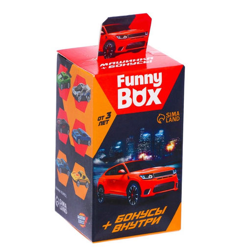 Набор для детей Funny Box Машинка Набор: инструкция, наклейки, МИКС - Woow toys фото 7