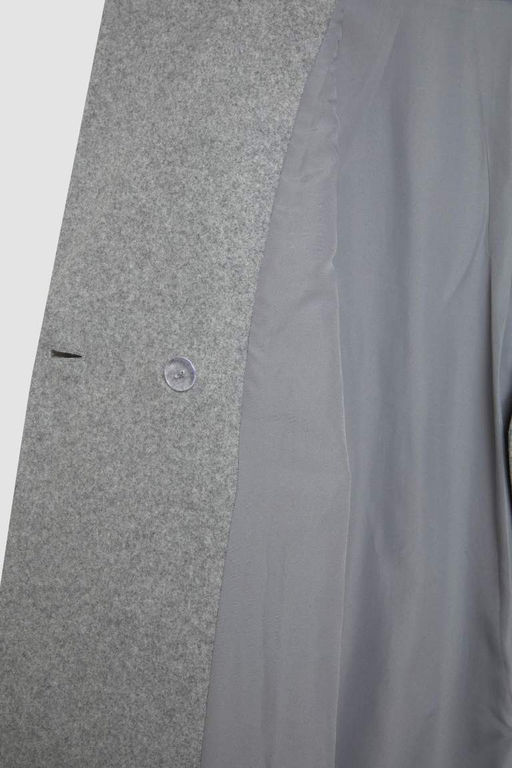 Пальто стандартного кроя с капюшоном и пуговицами, с длинными манжетами и поясом - Defacto фото 8