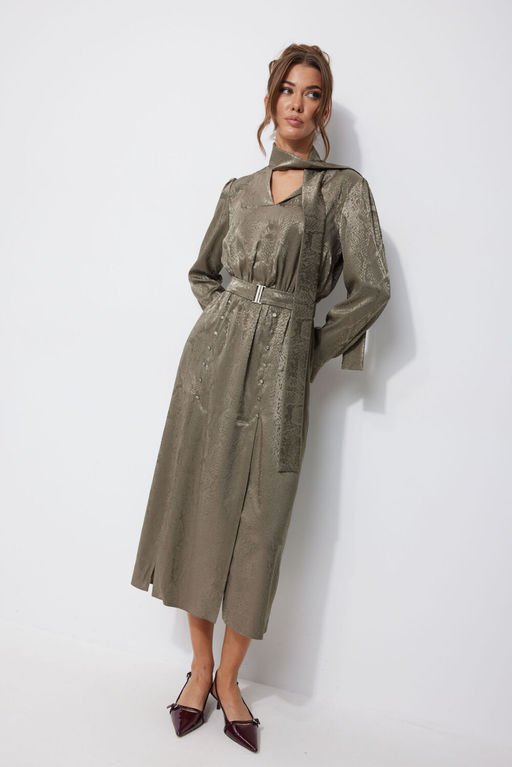 Платье LYUSHe 4248 оливка фото 4