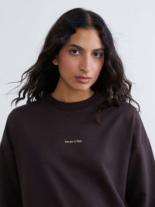 Paris Nak??l? Kad?n Sweatshirt Tunik