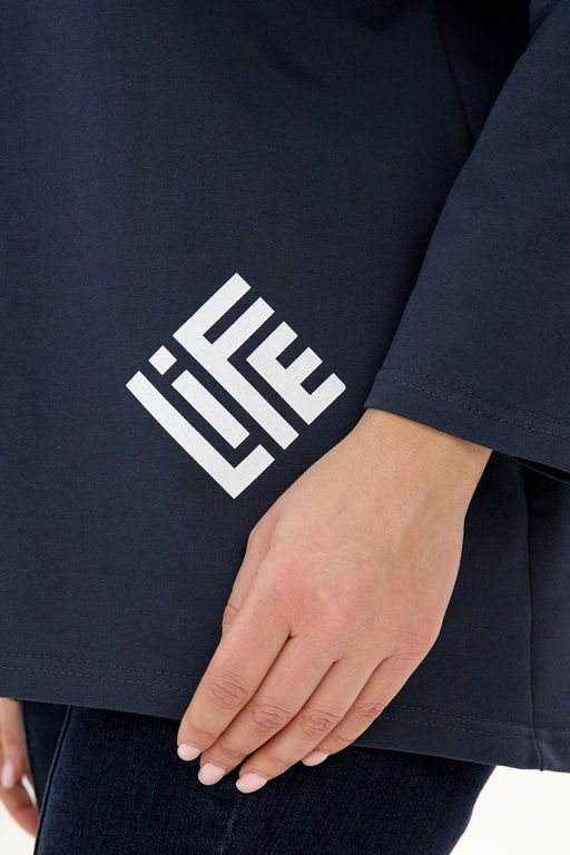 Кофта футер life дл/р