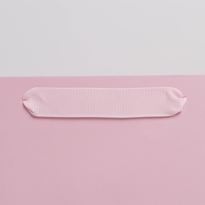 Пакет ламинированный Розовый, M 26 32 12 см - Дарите счастье фото 7