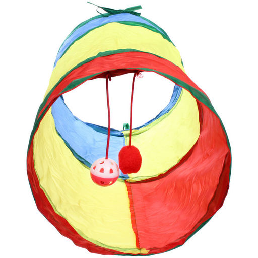 Игровой туннель для животных "МурМяу", цвет как на фото, 49*26см