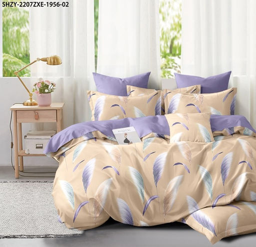 Постельное белье - Поплин 6210 Желание 2-спальный с Евро простыней - Luteks фото 2