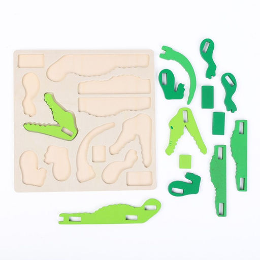 Конструктор 3D Крокодил - Лесная мастерская фото 5