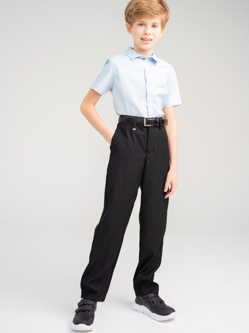 22317037 Сорочка текстильная для мальчиков (slim fit) - Playtoday фото 2