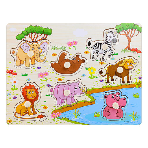 Пазл-вкладыш У озера - Щепочка фото 2