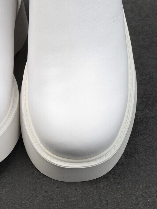 04-YPM5843B WHITE Ботинки зимние женские (натуральная кожа, натуральный мех)