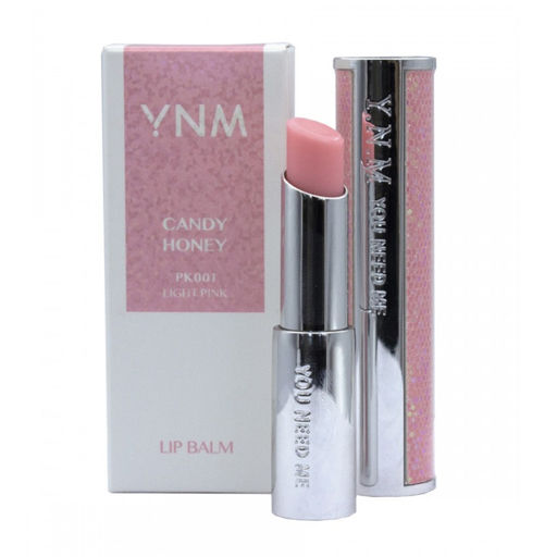 Y.N.M Candy Honey Lip Balm PK001 Light Pink, 3g - Увлажняющий оттеночный бальзам для губ