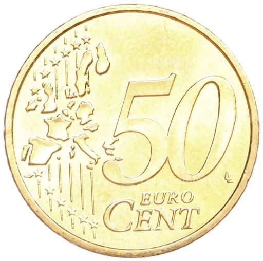 Монета 50 евроцентов 2003 года Монако