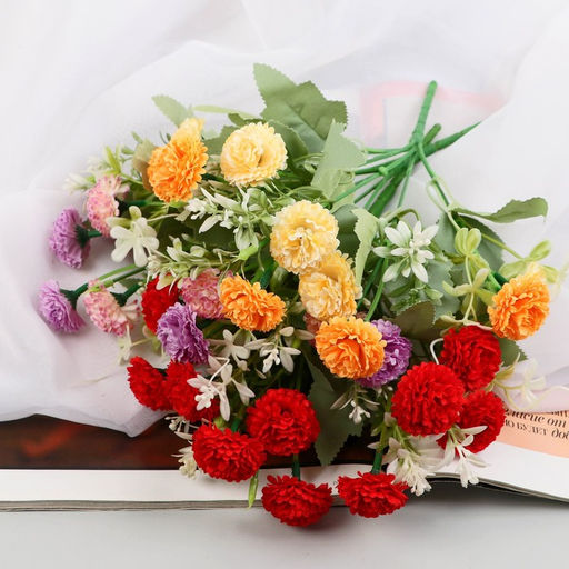 Цена за 2 шт. Букет искусственный «Хризантема Шерри», 6×27 см, МИКС