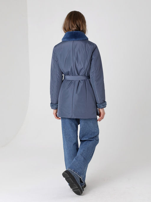 24336 Куртка серо-синий - Dizzyway фото 3