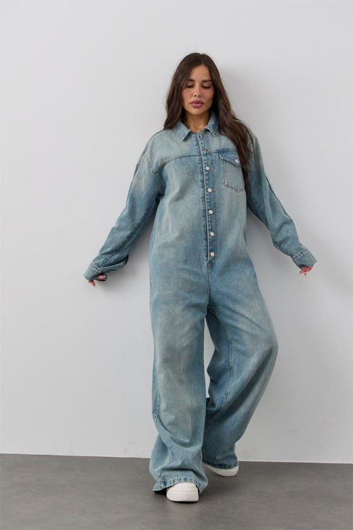 Комбинезон джинсовый брючный ZADUMOV №4