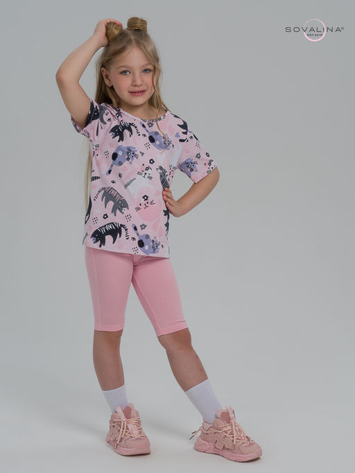 Костюм Актив ленивые котики-розовый - Sovalina фото 7