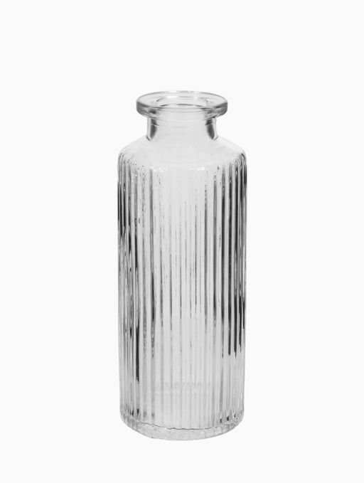 Ваза «Миниатюра», h=8-13 см, набор 12 шт., стекло, прозрачная