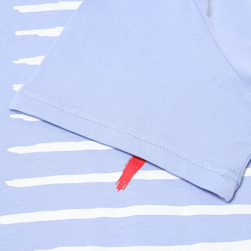 Футболка женская Let&apos;s go, голубая, размер 48