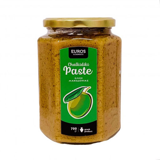 Паста из зеленых оливок ECOGREECE, Греция, ст.банка, 700г