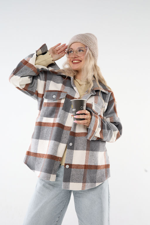 Рубашка женская в клетку РЖК-01