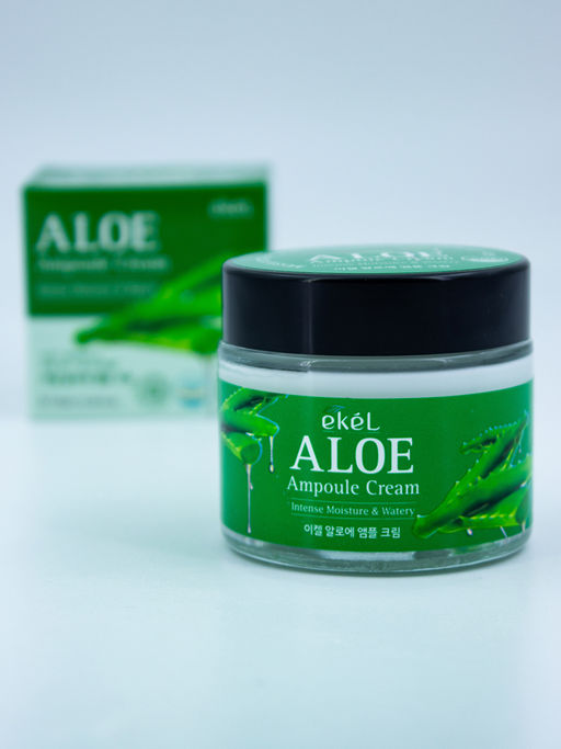 Скидка 15%! EKEL - КРЕМ ДЛЯ ЛИЦА АМПУЛЬНЫЙ С ЭКСТРАКТОМ АЛОЭ ВЕРА ALOE AMPOULE CREAM, 70 ML  фото 6