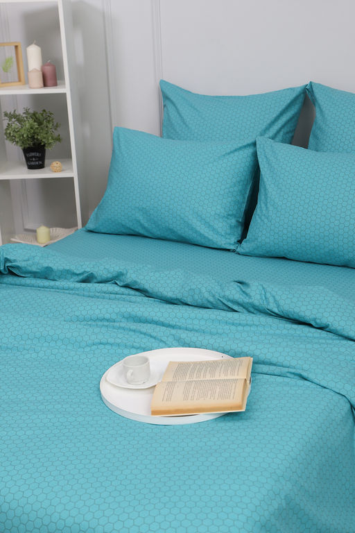 Наволочка поплин Соты-компаньон