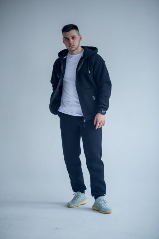 футер 3х нитка С НАЧЕСОМ Костюм мужской утепленный, - Knitka фото 3