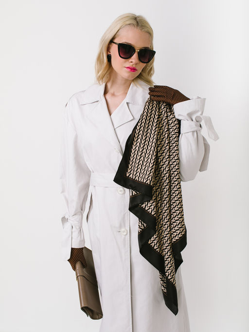 Большой, мягкий, тонкий и очень нежный двусторонний платок - Tantino фото 3