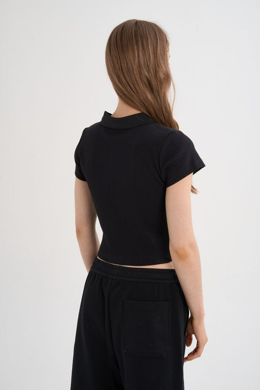 Поло Черный ANTA SKATE SS Polo  фото 13