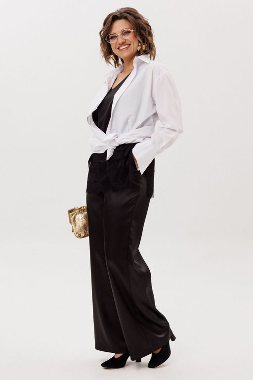 Блуза ANELLI 1664 черный лед