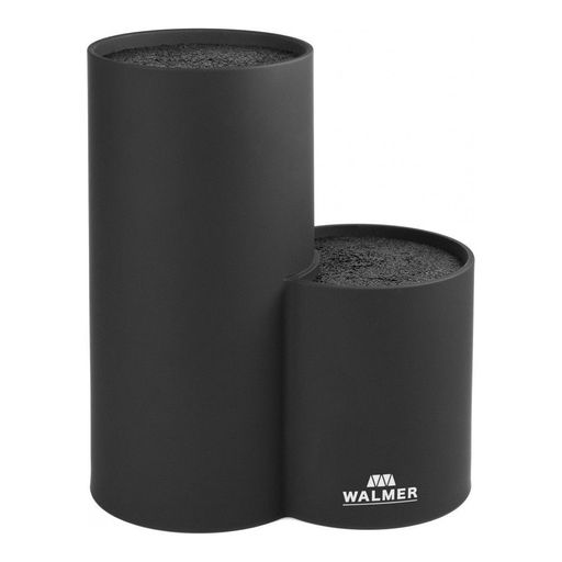 Подставка для ножей двойная Walmer, цвет черный