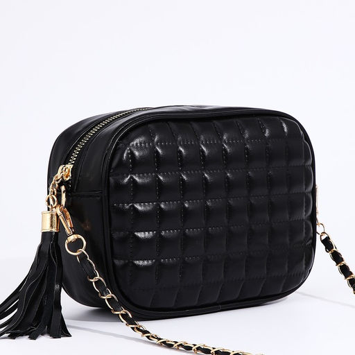 Сумка кросс-боди на молнии, цвет чёрный - Simaland фото 5