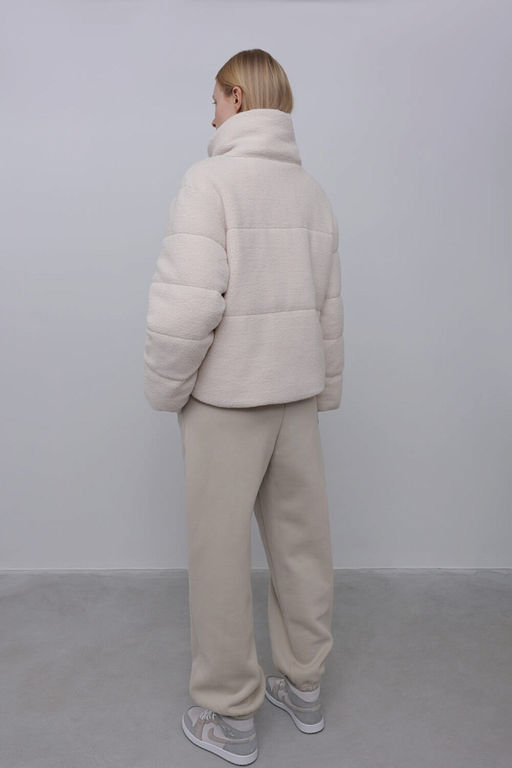 Стеганая куртка из искусственной овчины - Incity фото 5