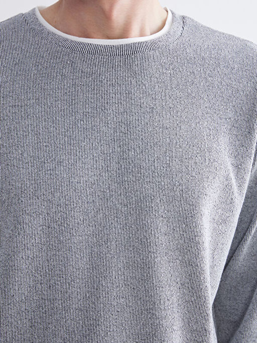 Bisiklet Yaka Erkek Sweatshirt