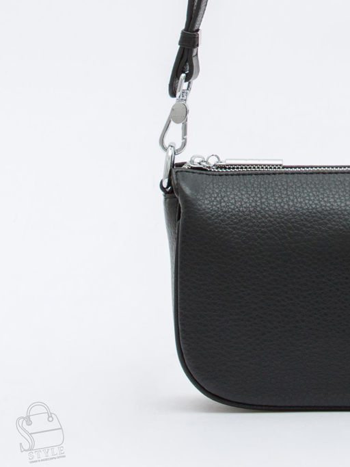 Сумка женская кожаная 1028C black Polina&Eiterou