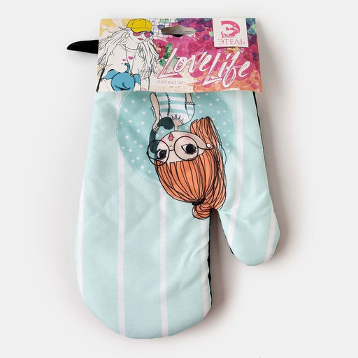 Варежка Этель Love Life "Виола" 26*16 см, 100% п/э