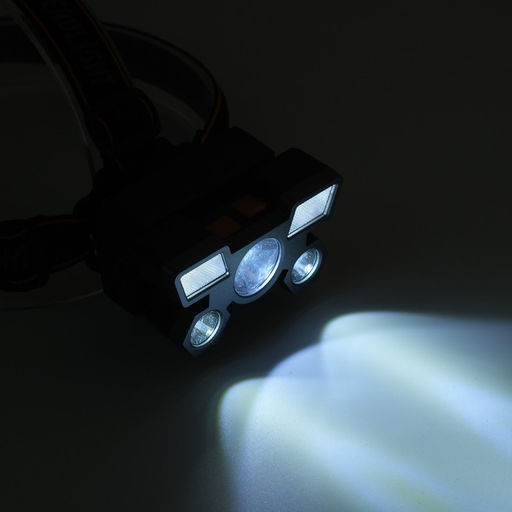 Фонарь налобный аккумуляторный, 1000 мАч, 5 Вт, 9 LED, 4 режима, USB - Simaland фото 7