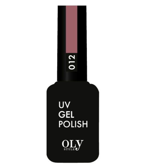 OLYSTYLE Гель-лак для ногтей тон 012 светло лилово-бежевый