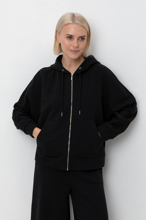 ЕВТ 3312/темный черный жакет жен