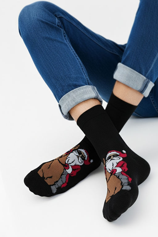 Носки мужские Мороз на коне - Berchelli фото 3