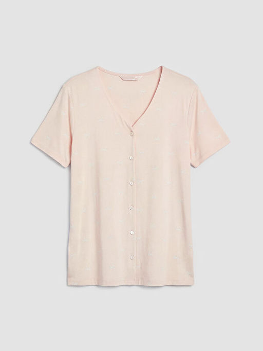 Fiyonk Desenli Hamile Pijama Tak?m