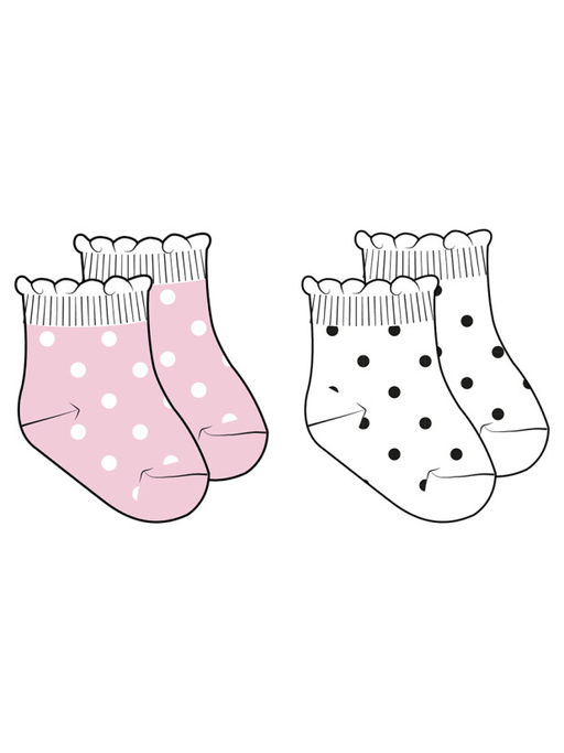 PlayToday / Носки для девочки, 2 пары в комплекте  фото 2