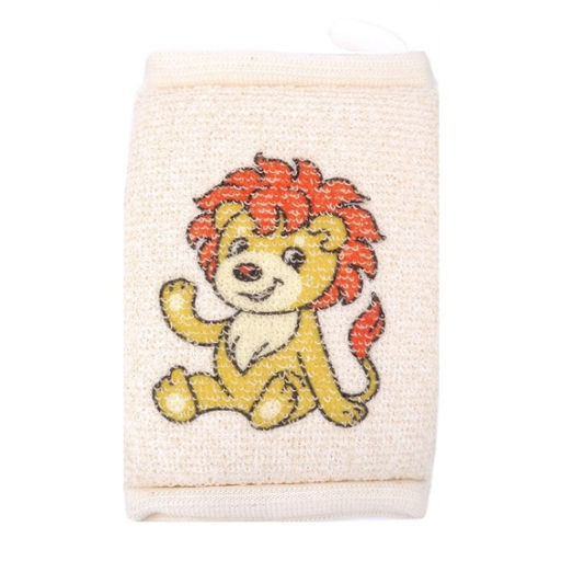 Мочалка детская брикет из хлопка с рисунком 16319 - Vival фото 5