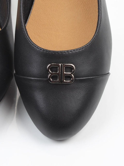 06-M47-4 BLACK Туфли женские (натуральная кожа)