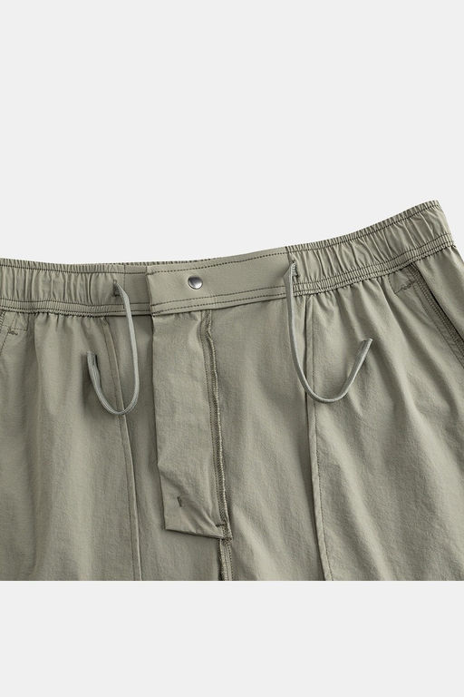 Брюки текстильные Серо-зеленый ANTA ICONIC Woven Track Pants  фото 3
