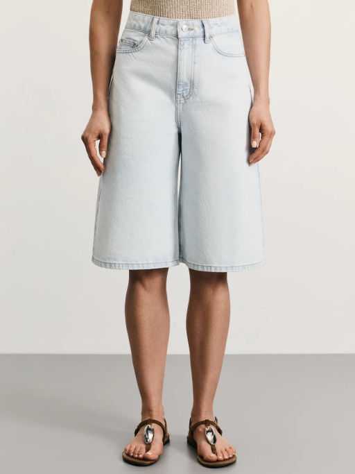 Джинсовые шорты бермуды / Zarina  фото 3