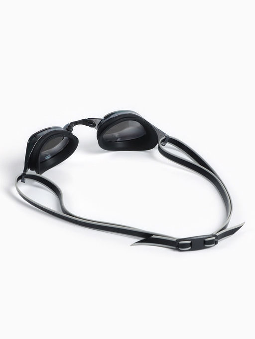 Очки для плавания ONLYTOP, набор носовых перемычек, чёрные, зеркальные