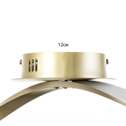 Светильник «Спираль» LED 112 Вт 3000-6000К золото 100×22×22 см BayerLux