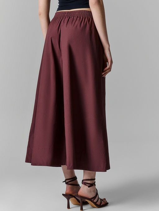 Брюки кюлоты женские бордовые - Mark formelle фото 3