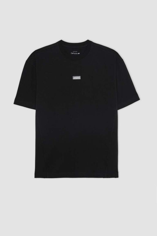 DeFactoFit Футболка Oversize с круглым вырезом и короткими рукавами фото 7